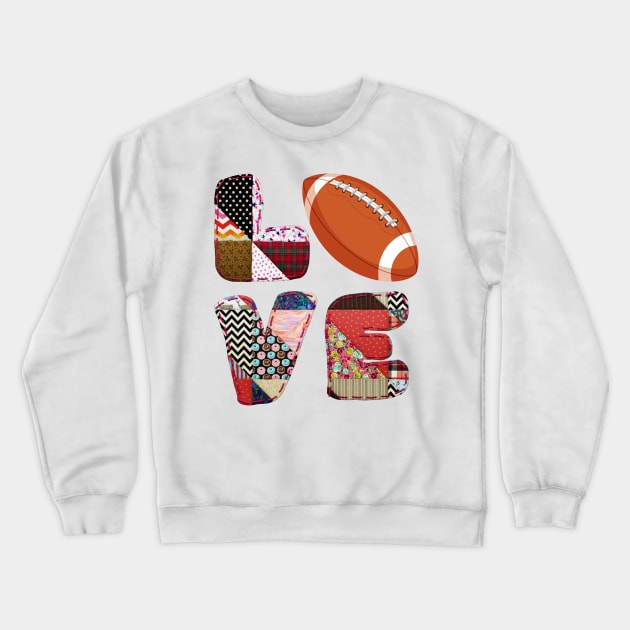 Love Football design Crewneck Sweatshirt by Satic